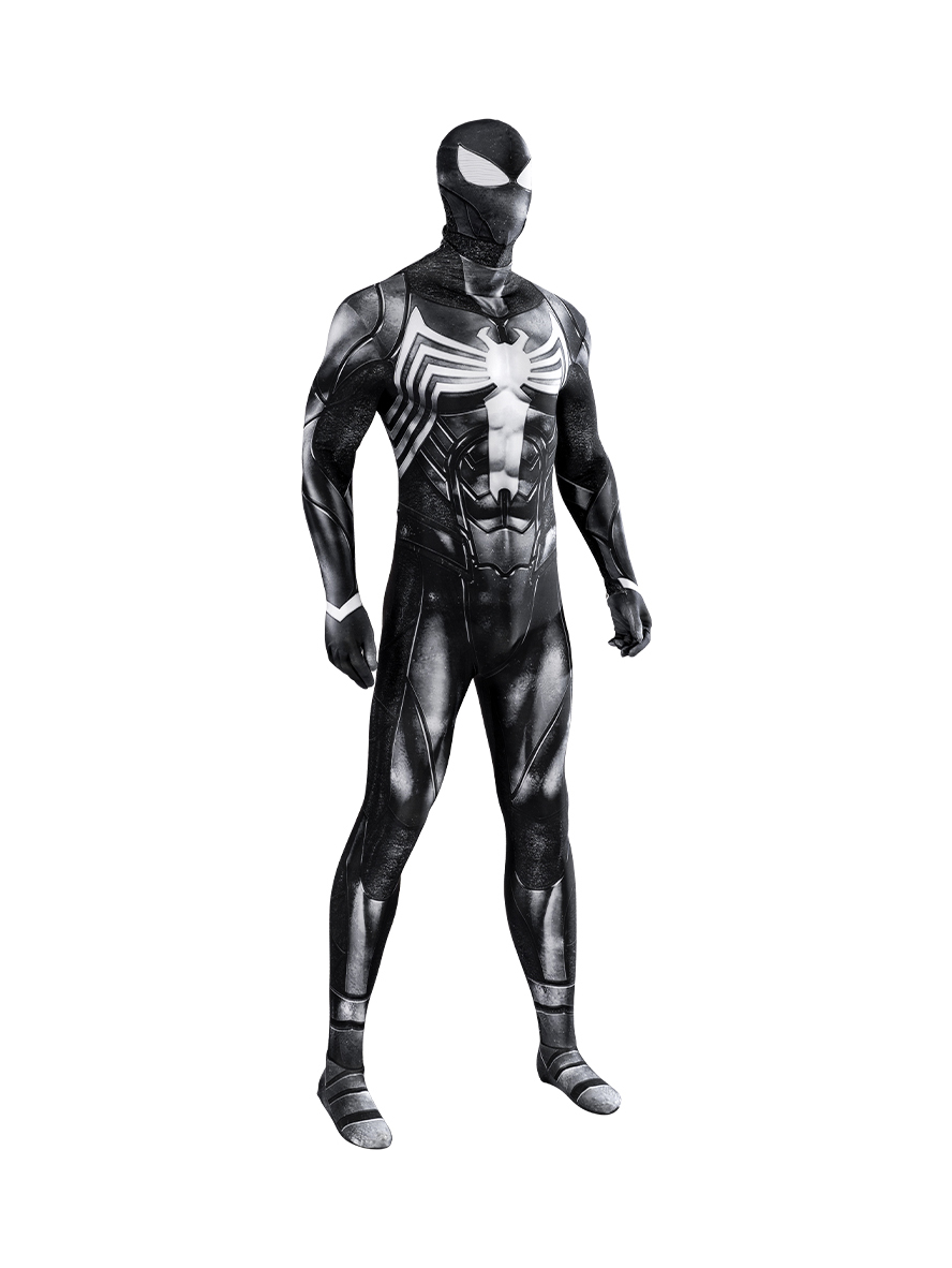 Spider-Man Miles Morales Venom Edition Symbiont Bodysuit Battle Version Cosplay Costume Full Set