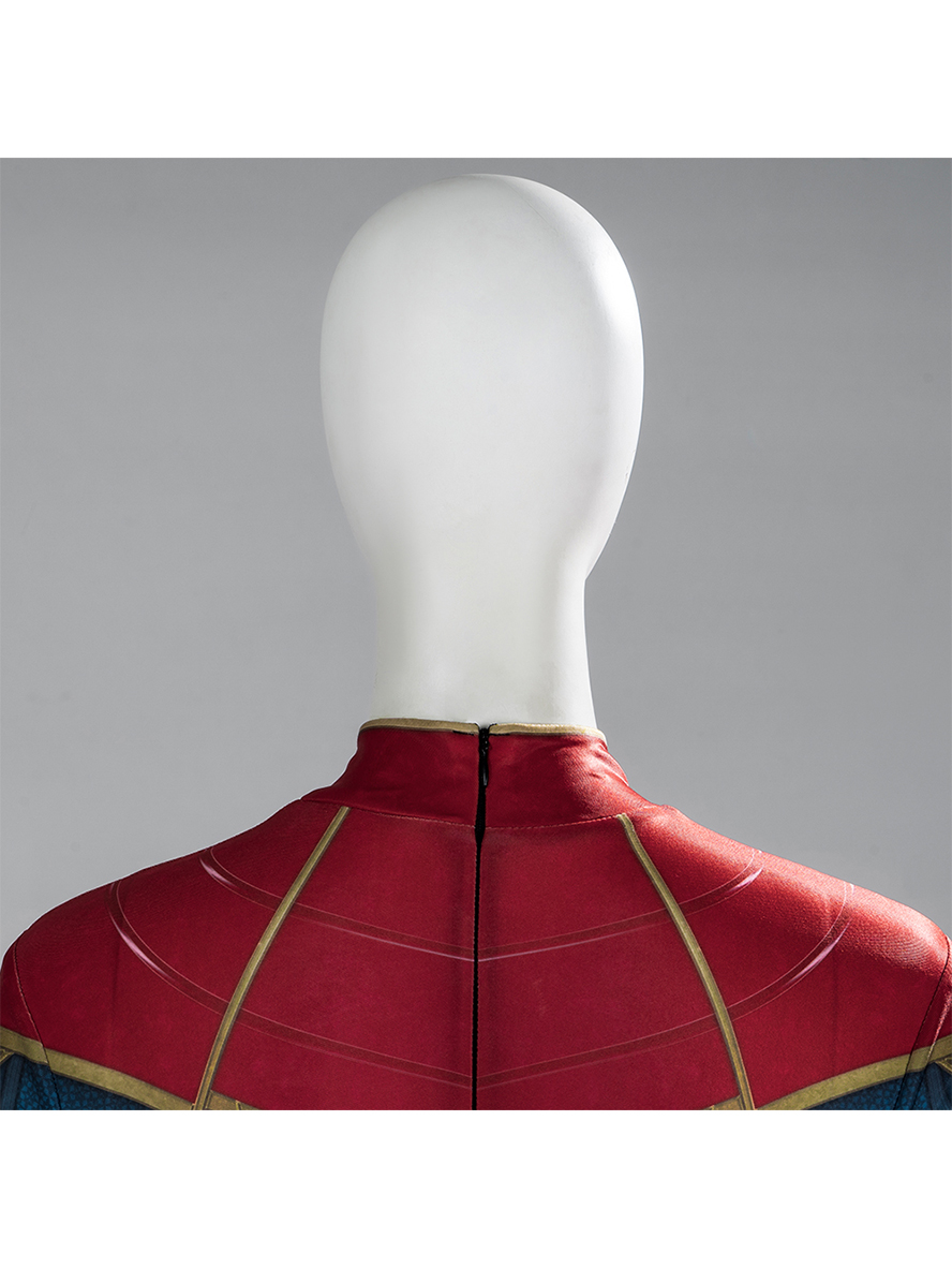 The Marvels Captain Marvel 2 Carol Danvers Battle Bodysuit Cosplay Costume Full Set