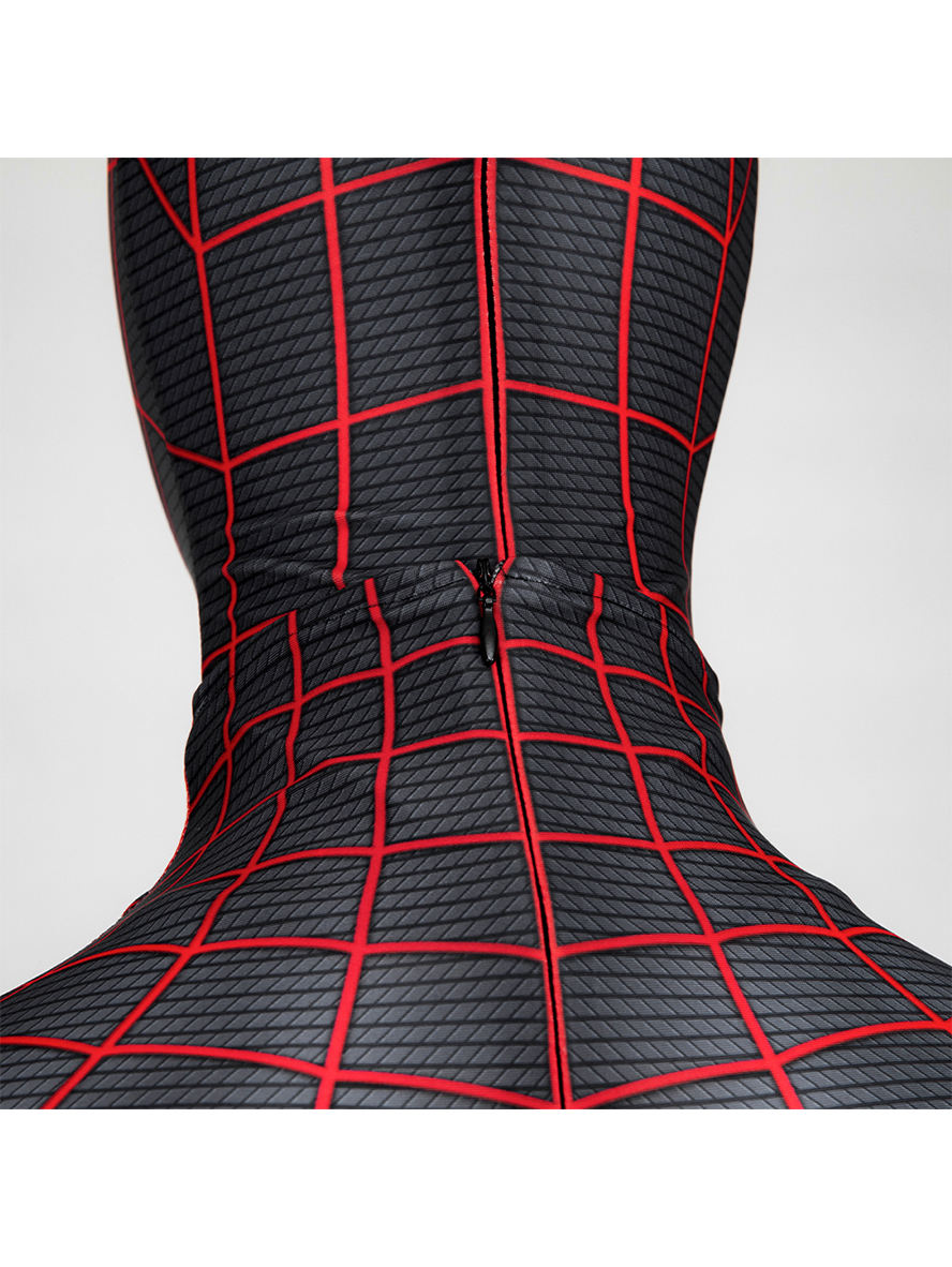 Spider-Man 2 Miles Morales Lycra Bodysuit Cosplay Costume Set