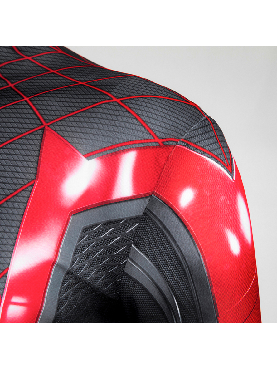 Spider-Man 2 Miles Morales Lycra Bodysuit Cosplay Costume Set