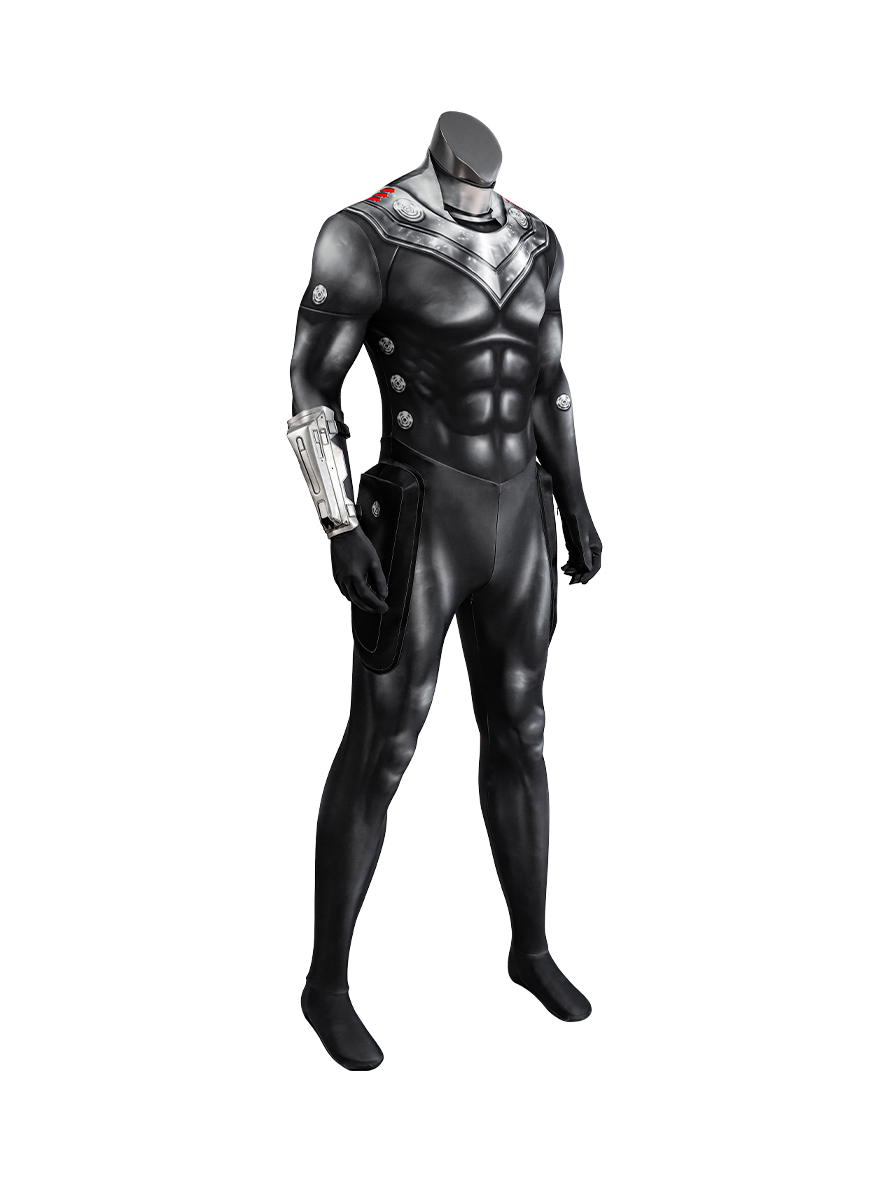 Aquaman And The Lost Kingdom Black Manta Lycra Bodysuit Cosplay Costume Full Set