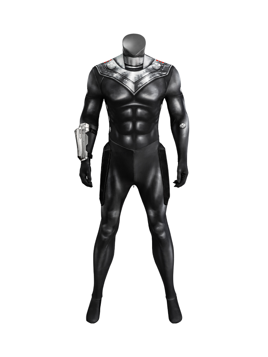 Aquaman And The Lost Kingdom Black Manta Lycra Bodysuit Cosplay Costume Full Set