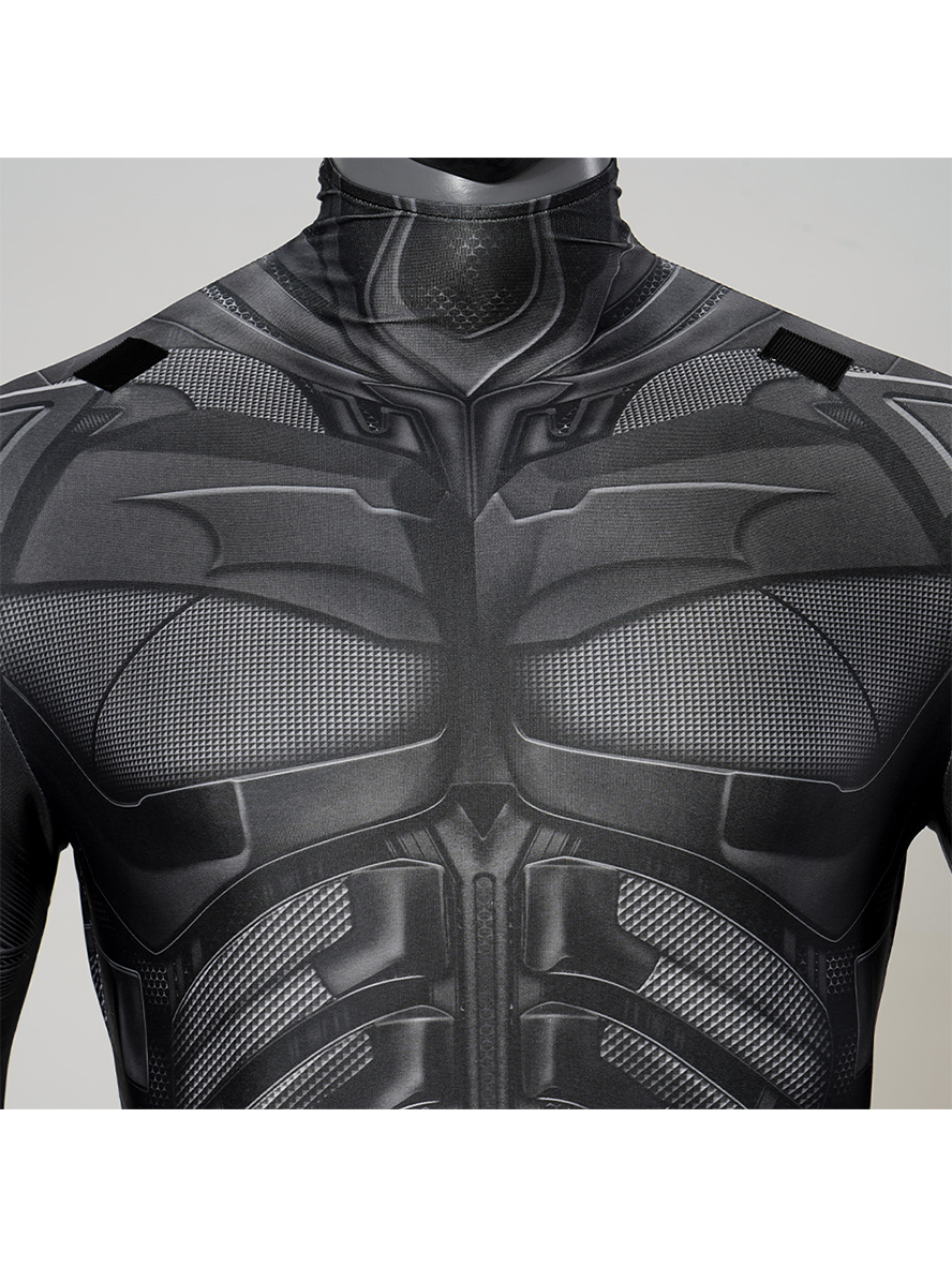 Batman The Dark Knight Bruce Wayne Lycra Bodysuit Cosplay Costume Set Without Head Cover