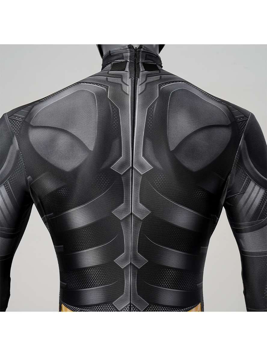 Batman The Dark Knight Bruce Wayne Lycra Bodysuit Cosplay Costume Set Without Head Cover