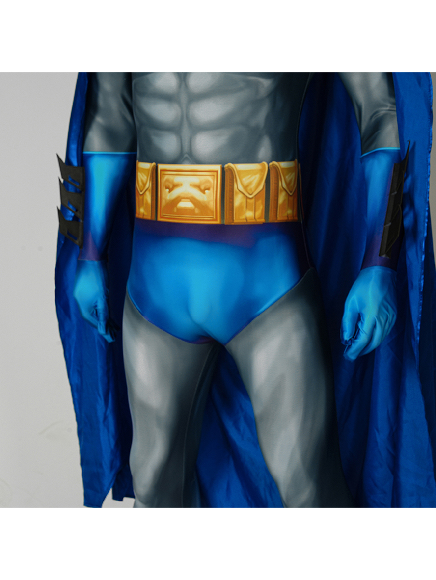 Batman Hush Bruce Wayne Lycra Bodysuit Cosplay Costume Set Without Head Cover