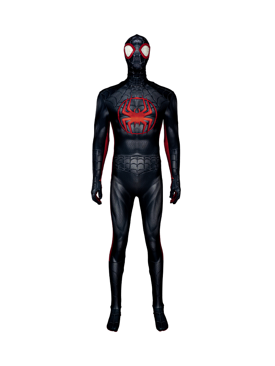 Spider-Man Miles Morales PS5 Miles Lycra Bodysuit Cosplay Costume Full Set