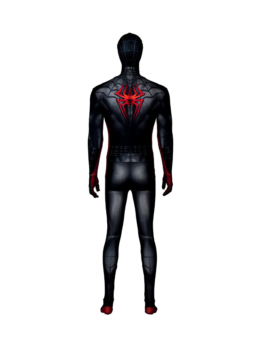 Spider-Man Miles Morales PS5 Miles Lycra Bodysuit Cosplay Costume Full Set