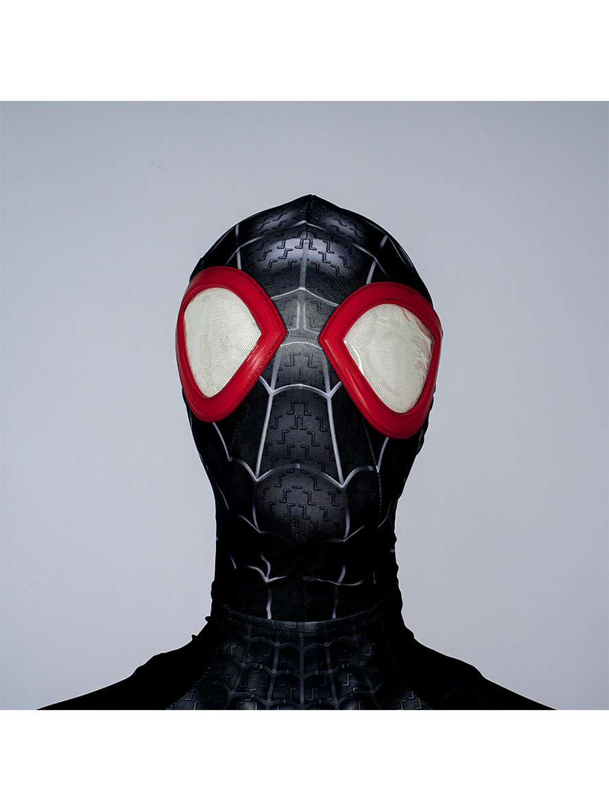 Spider-Man Miles Morales PS5 Miles Lycra Bodysuit Cosplay Costume Full Set