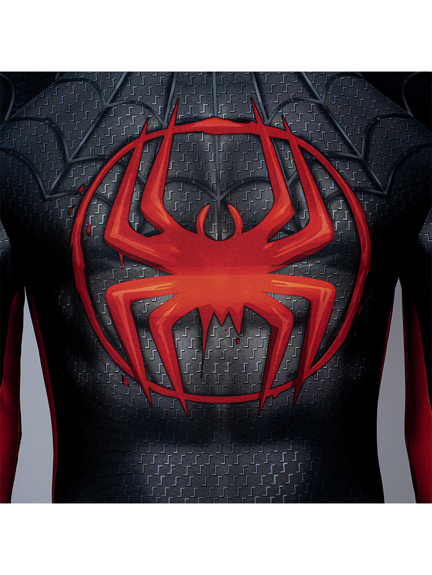 Spider-Man Miles Morales PS5 Miles Lycra Bodysuit Cosplay Costume Full Set