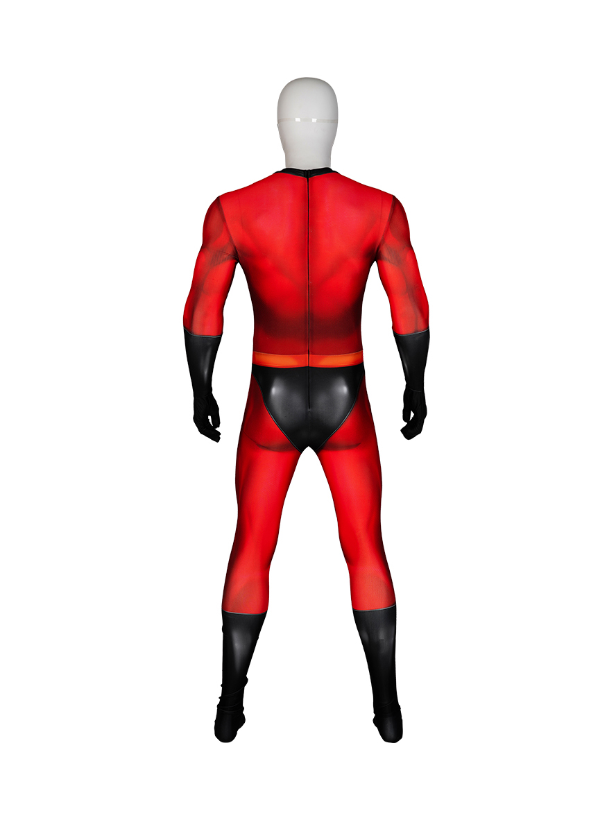 The Incredibles 2 Mr. Incredible Bob Parr Lycra Bodysuit Cosplay Costume Full Set