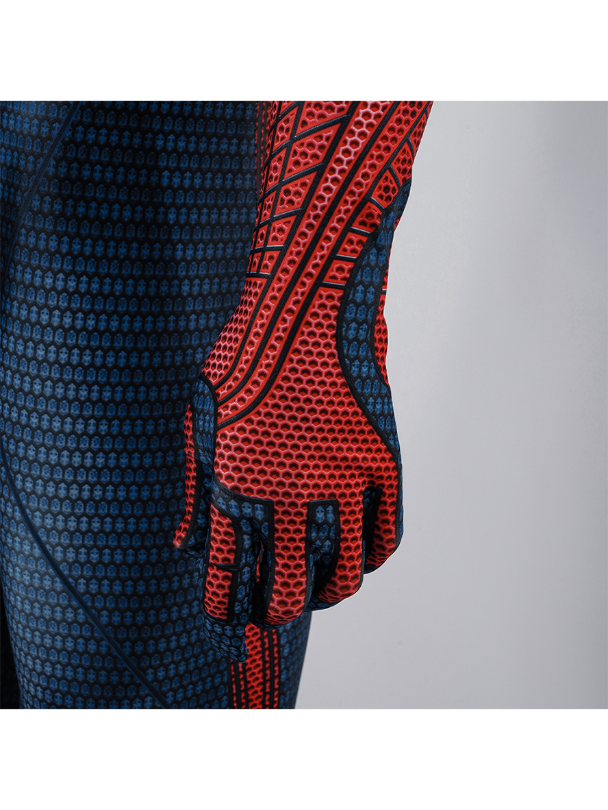 The Amazing Spider-Man Peter Parker Lycra Bodysuit Cosplay Costume Full Set