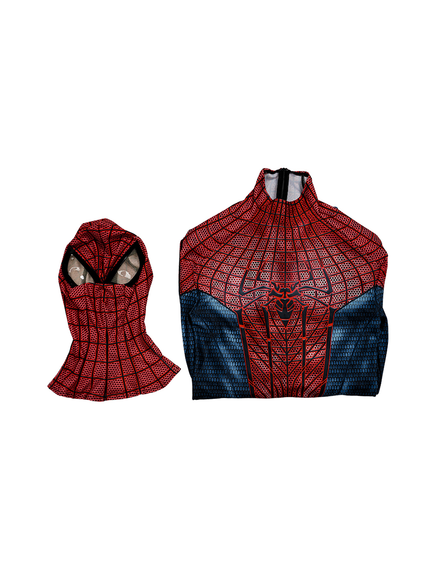 The Amazing Spider-Man Peter Parker Lycra Bodysuit Cosplay Costume Full Set