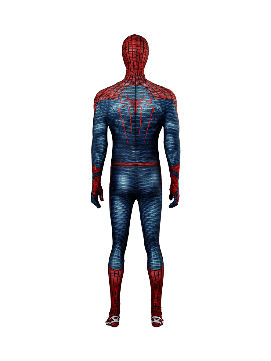 The Amazing Spider-Man Peter Parker Lycra Bodysuit Cosplay Costume Full Set