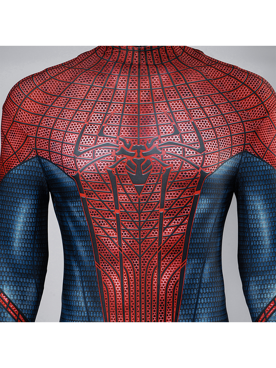 The Amazing Spider-Man Peter Parker Lycra Bodysuit Cosplay Costume Full Set