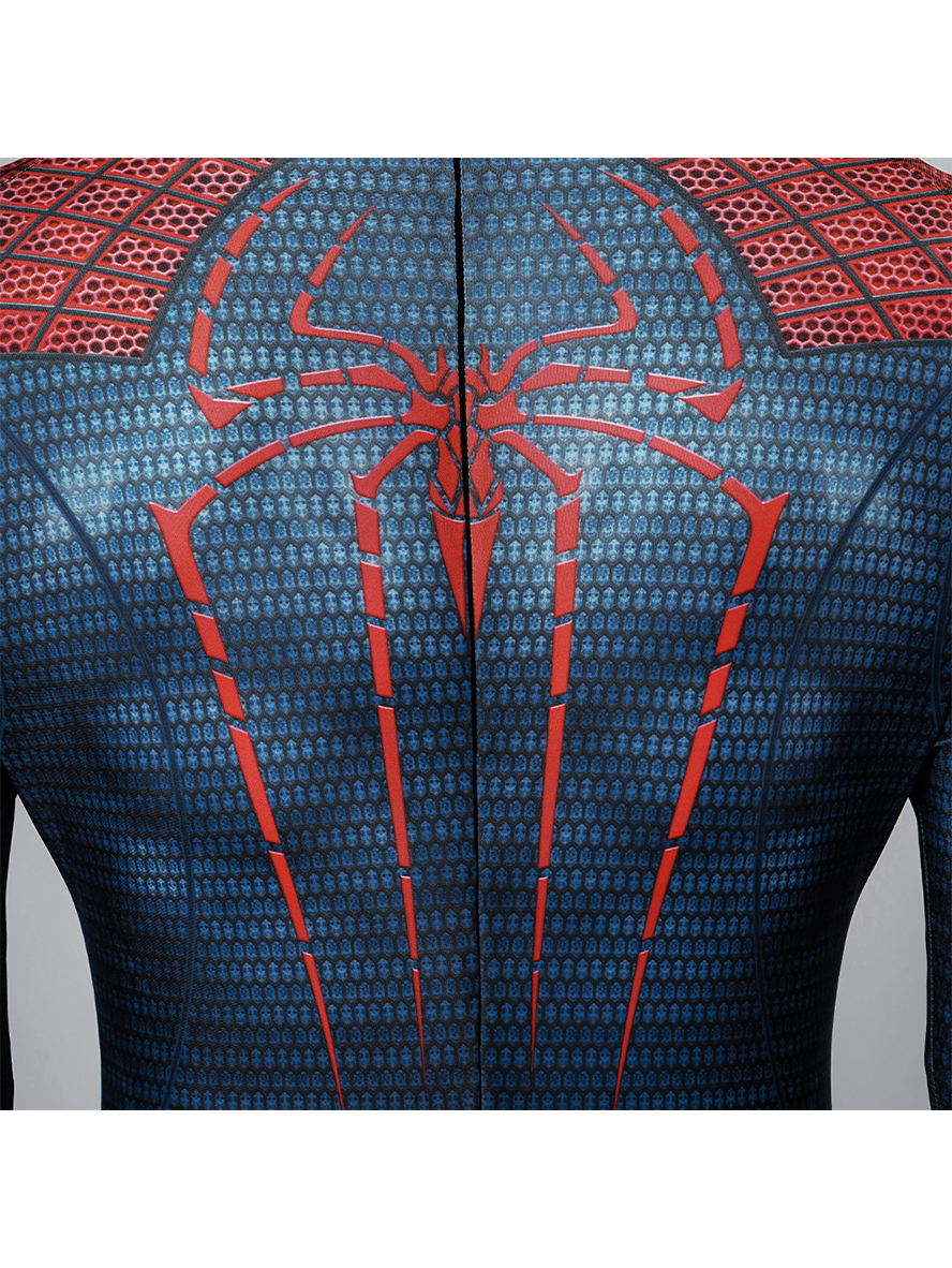 The Amazing Spider-Man Peter Parker Lycra Bodysuit Cosplay Costume Full Set