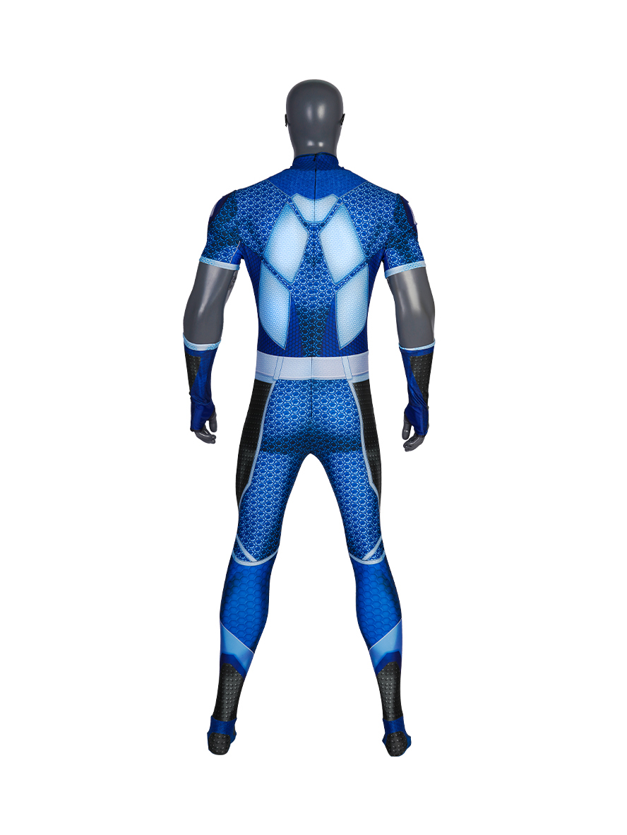 The Boys A-Train Lycra Bodysuit Version Cosplay Costume Full Set