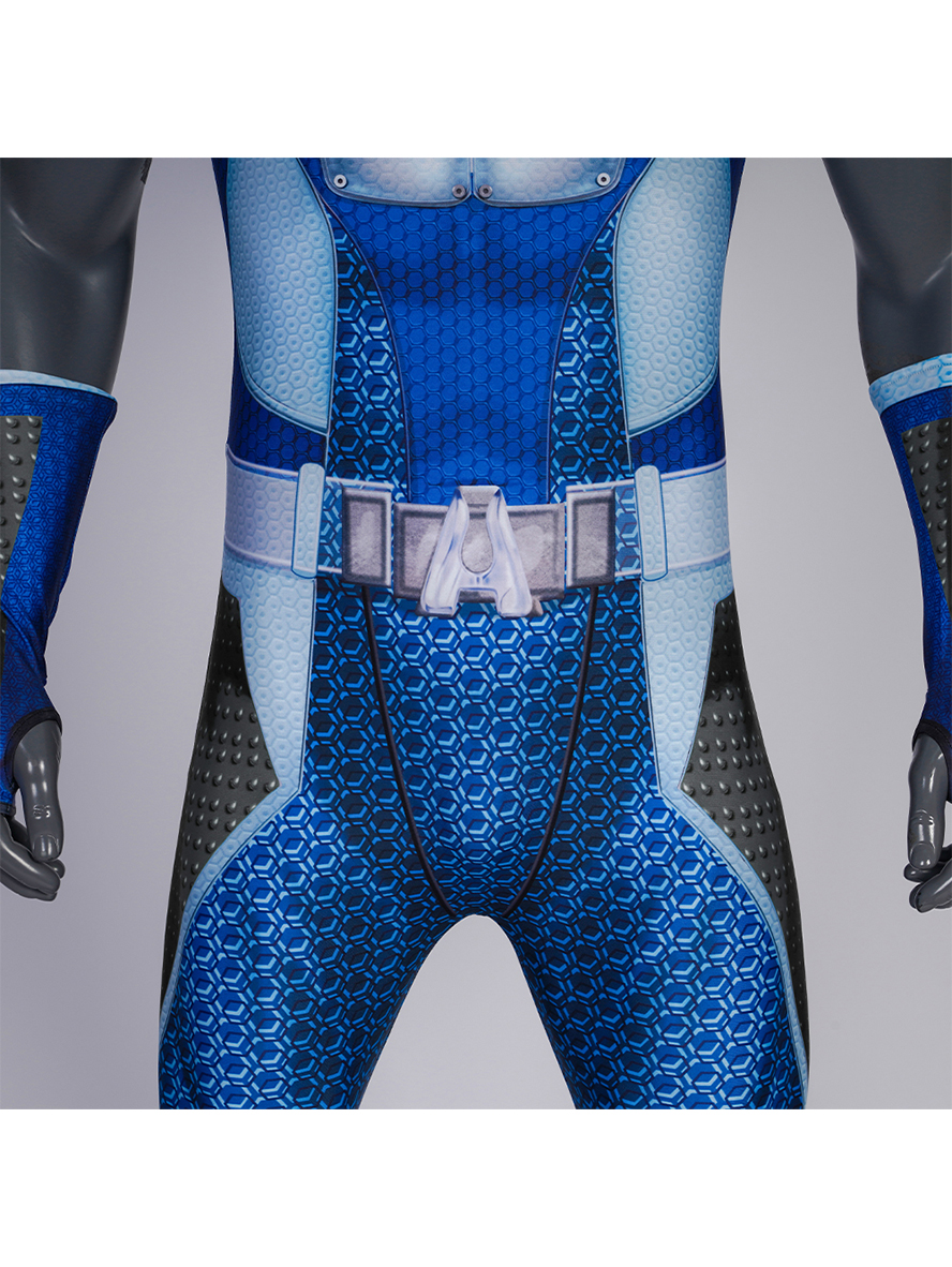 The Boys A-Train Lycra Bodysuit Version Cosplay Costume Full Set