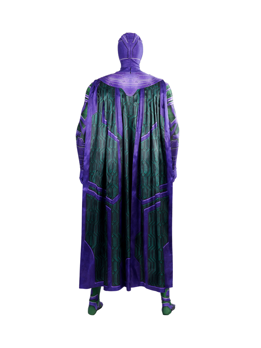 The Avengers Kang The Conqueror Lycra Bodysuit Cosplay Costume Full Set