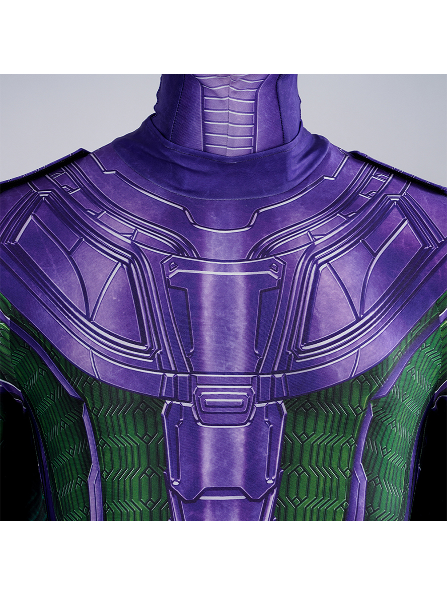 The Avengers Kang The Conqueror Lycra Bodysuit Cosplay Costume Full Set