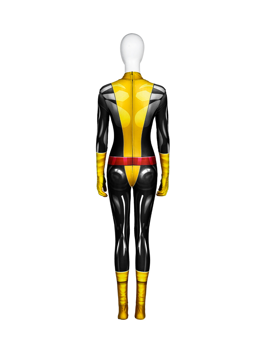 X-Men Shadowcat Kitty Pryde Comic Version Lycra Bodysuit Cosplay Costume