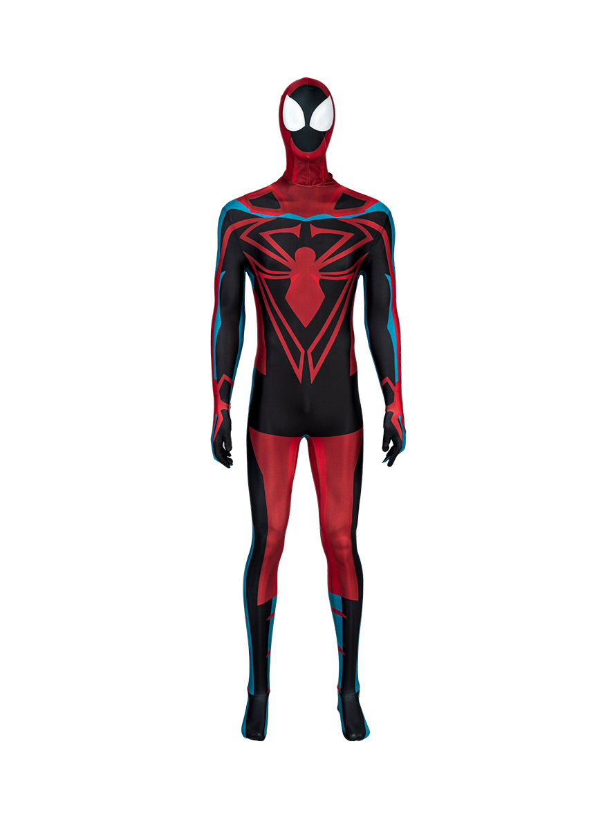 Spider-Man Unlimited Lycra Bodysuit Cosplay Costume Full Set