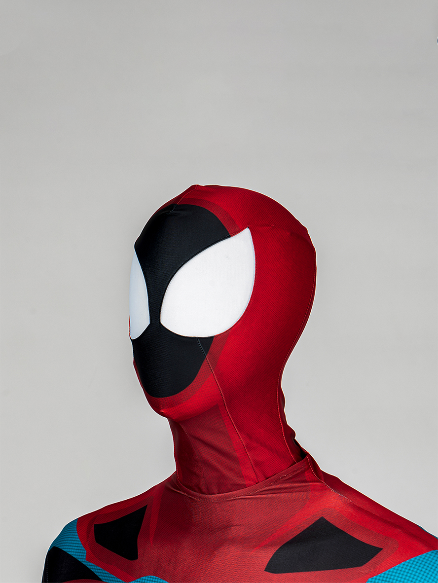 Spider-Man Unlimited Lycra Bodysuit Cosplay Costume Full Set