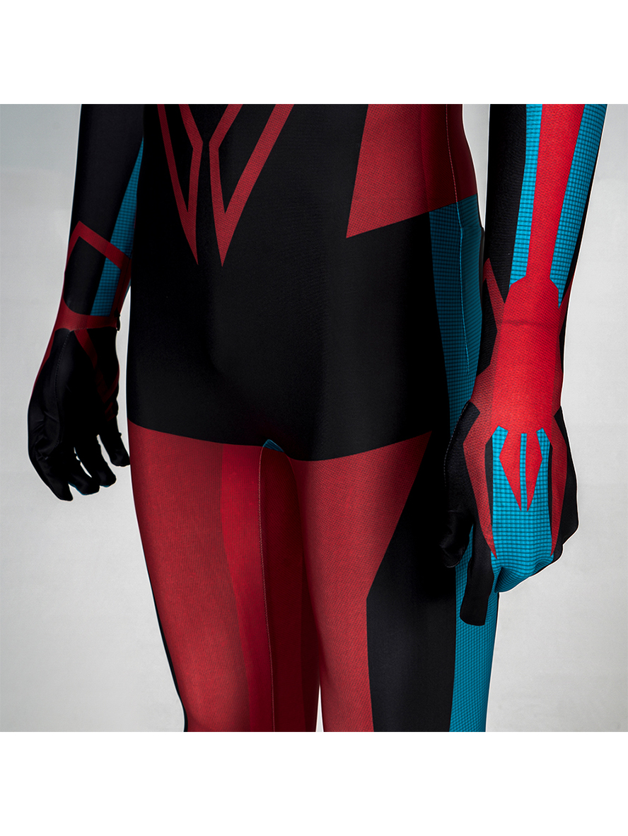 Spider-Man Unlimited Lycra Bodysuit Cosplay Costume Full Set