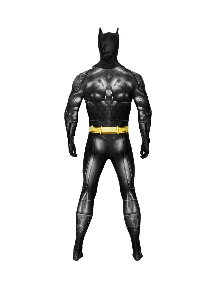 The Flash Michael Keaton Version Batman Lycra Bodysuit Cosplay Costume Full Set