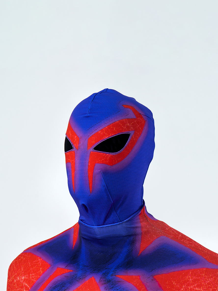 Spider-Man Across The Spider Verse Spider Man 2099 Lycra Bodysuit Cosplay Costume Full Set