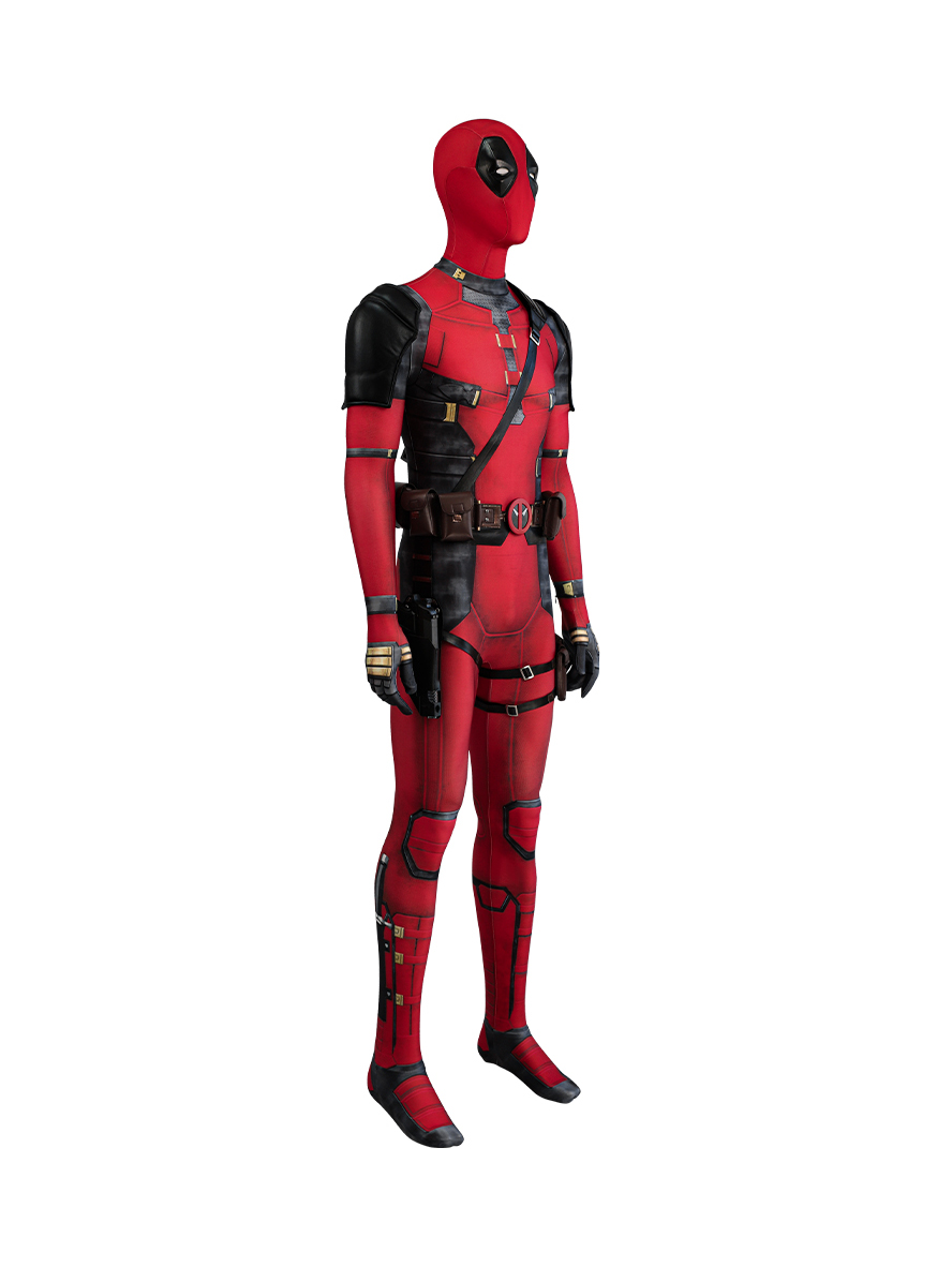 Deadpool & Wolverine Deadpool Printed Version Cosplay Costume Set Without Props