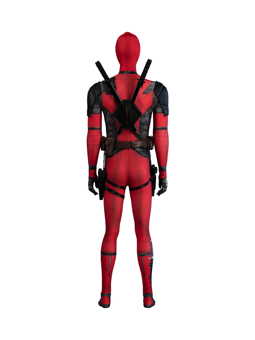 Deadpool & Wolverine Deadpool Printed Version Cosplay Costume Set Without Props