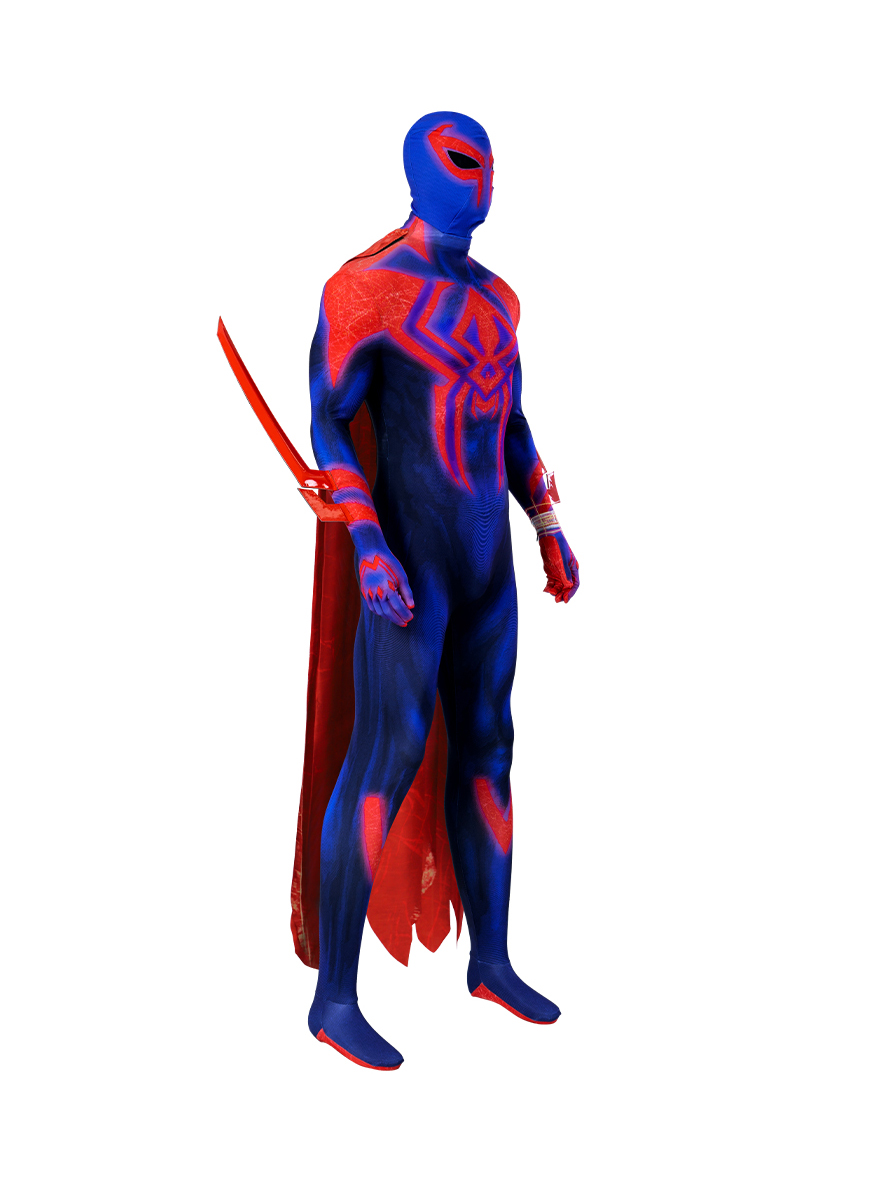 Spider-Man Across The Spider-Verse Spider-Man 2099 Cloak Version Cosplay Costume Full Set