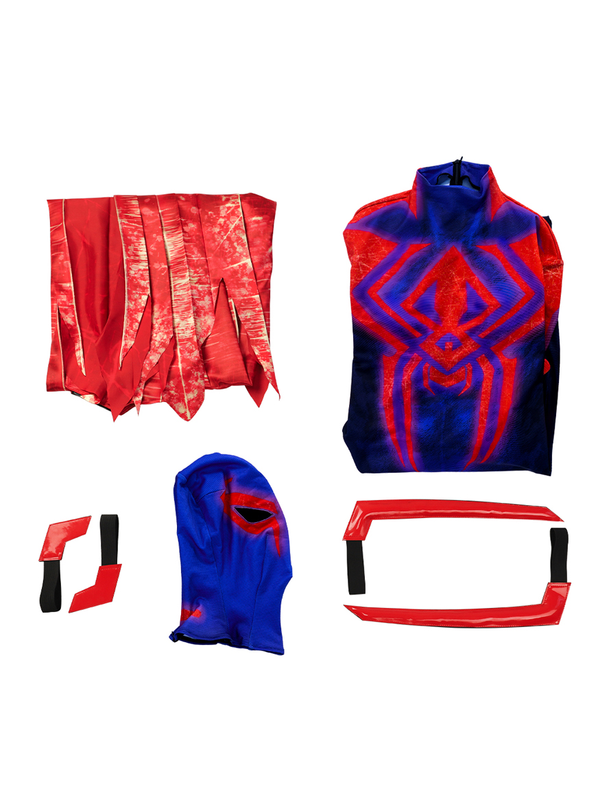 Spider-Man Across The Spider-Verse Spider-Man 2099 Cloak Version Cosplay Costume Full Set