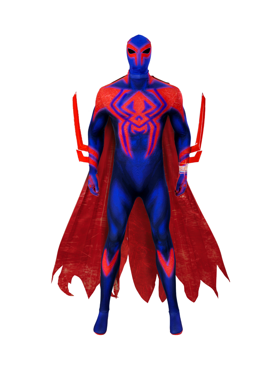 Spider-Man Across The Spider-Verse Spider-Man 2099 Cloak Version Cosplay Costume Full Set