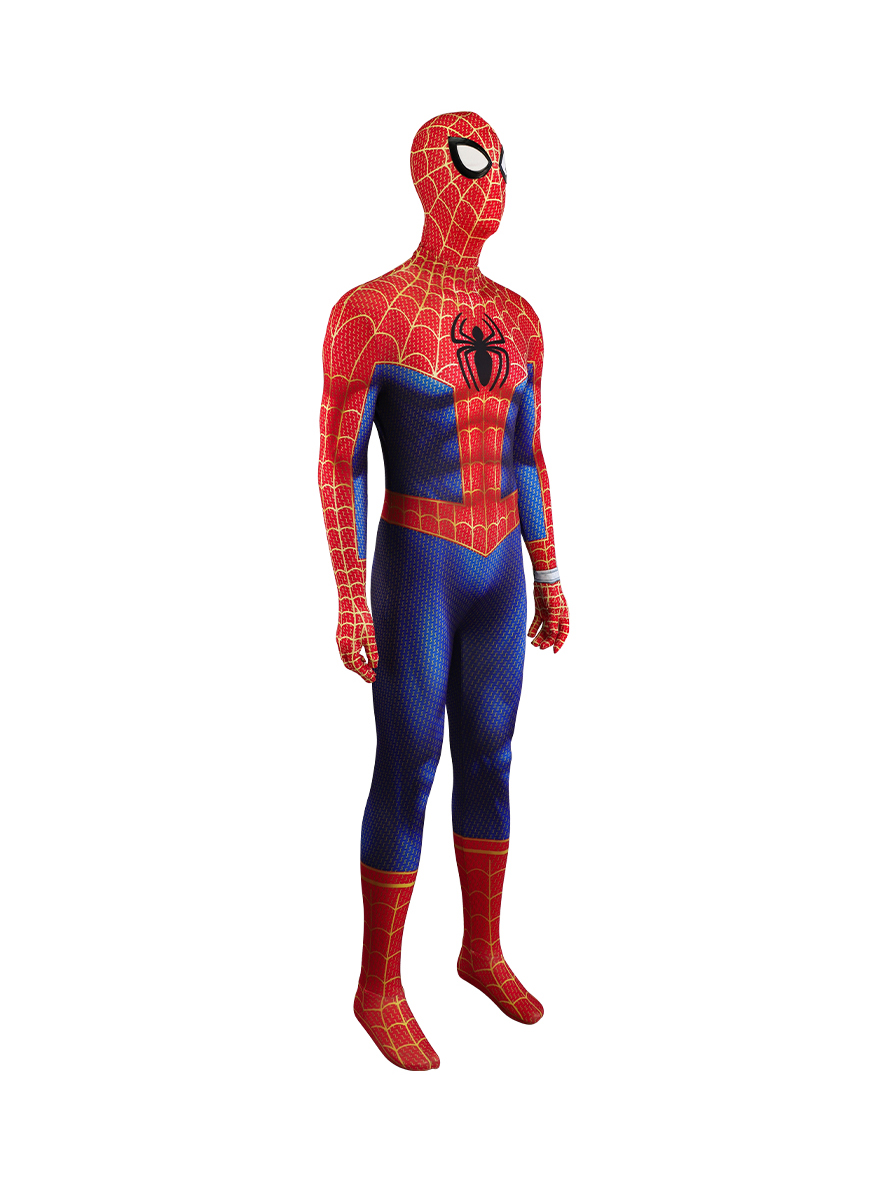 Spider-Man Across The Spider-Verse Peter Parker Lycra Bodysuit Cosplay Costume Full Set