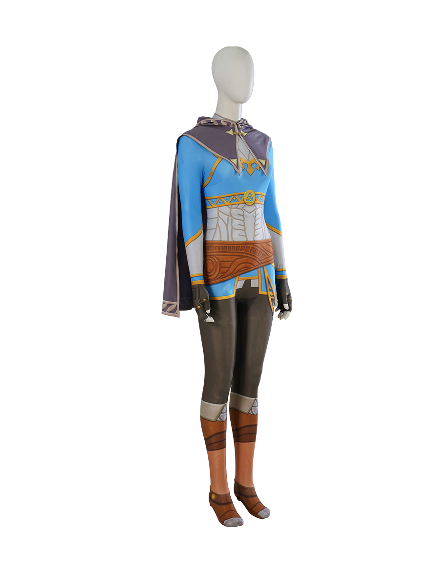 The Legend Of Zelda Tears Of The Kingdom Zelda Princess Lycra Bodysuit Version Cosplay Costume Full Set