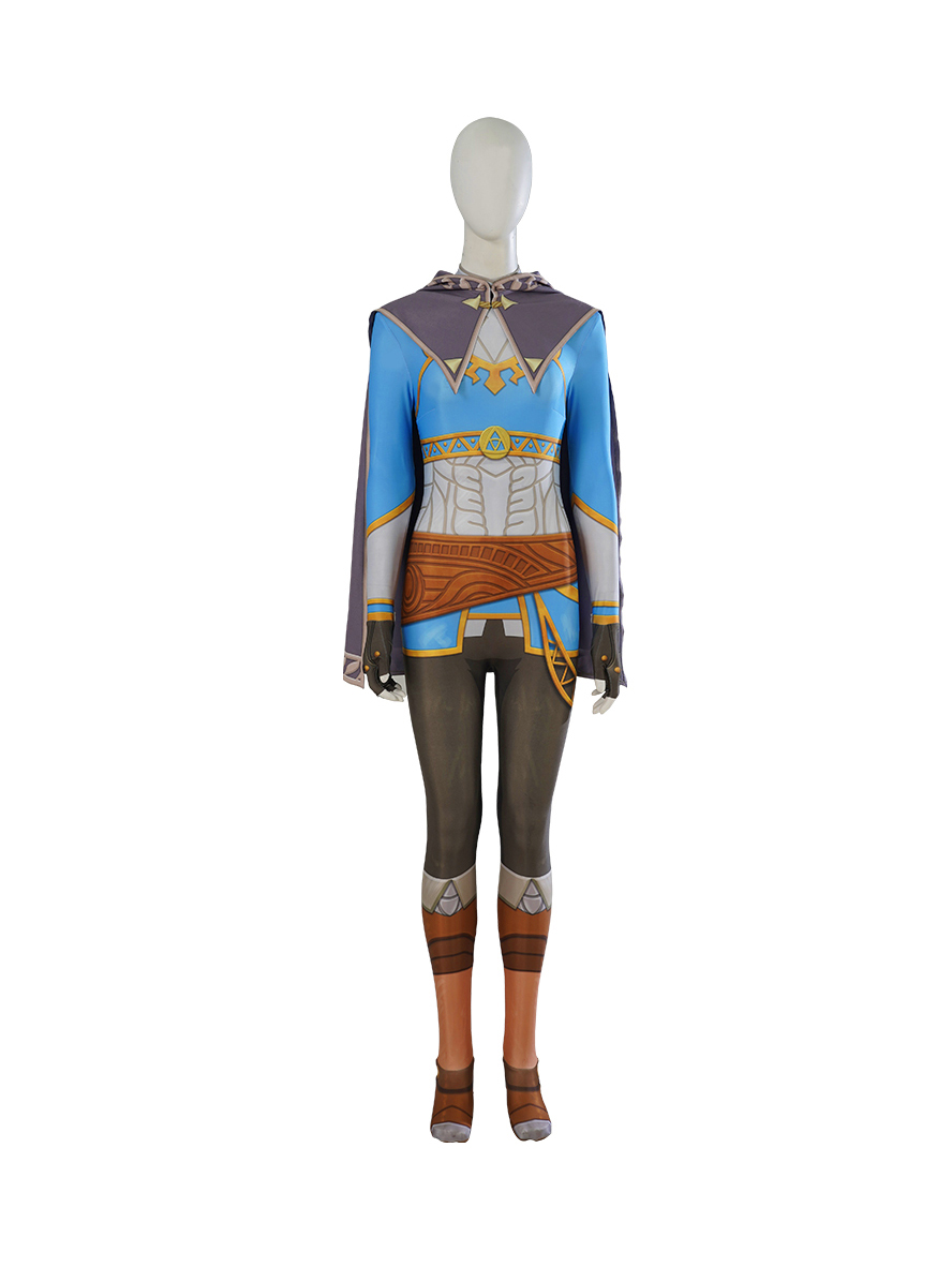 The Legend Of Zelda Tears Of The Kingdom Zelda Princess Lycra Bodysuit Version Cosplay Costume Full Set