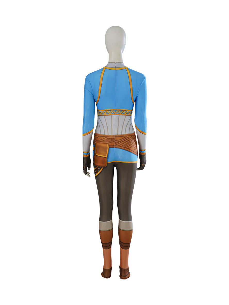 The Legend Of Zelda Tears Of The Kingdom Zelda Princess Lycra Bodysuit Version Cosplay Costume Full Set