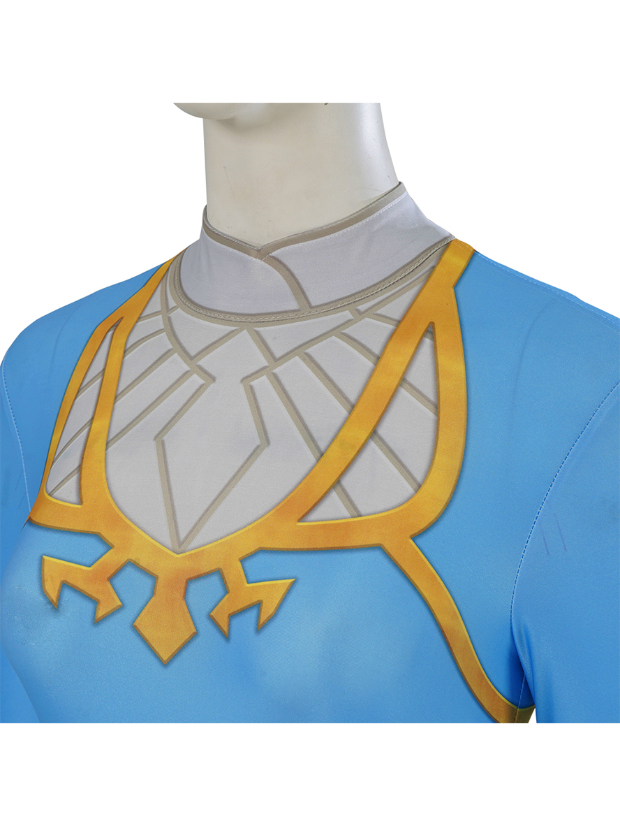 The Legend Of Zelda Tears Of The Kingdom Zelda Princess Lycra Bodysuit Version Cosplay Costume Full Set