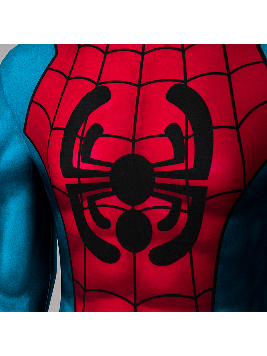 Spider-Man Across The Spider Verse Animated Version Spider-Man Lycra Bodysuit Cosplay Costume Full Set