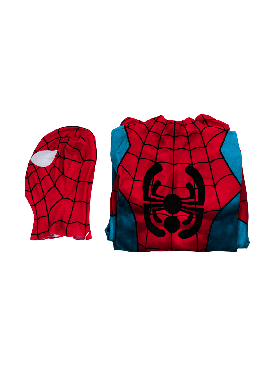 Spider-Man Across The Spider Verse Animated Version Spider-Man Lycra Bodysuit Cosplay Costume Full Set