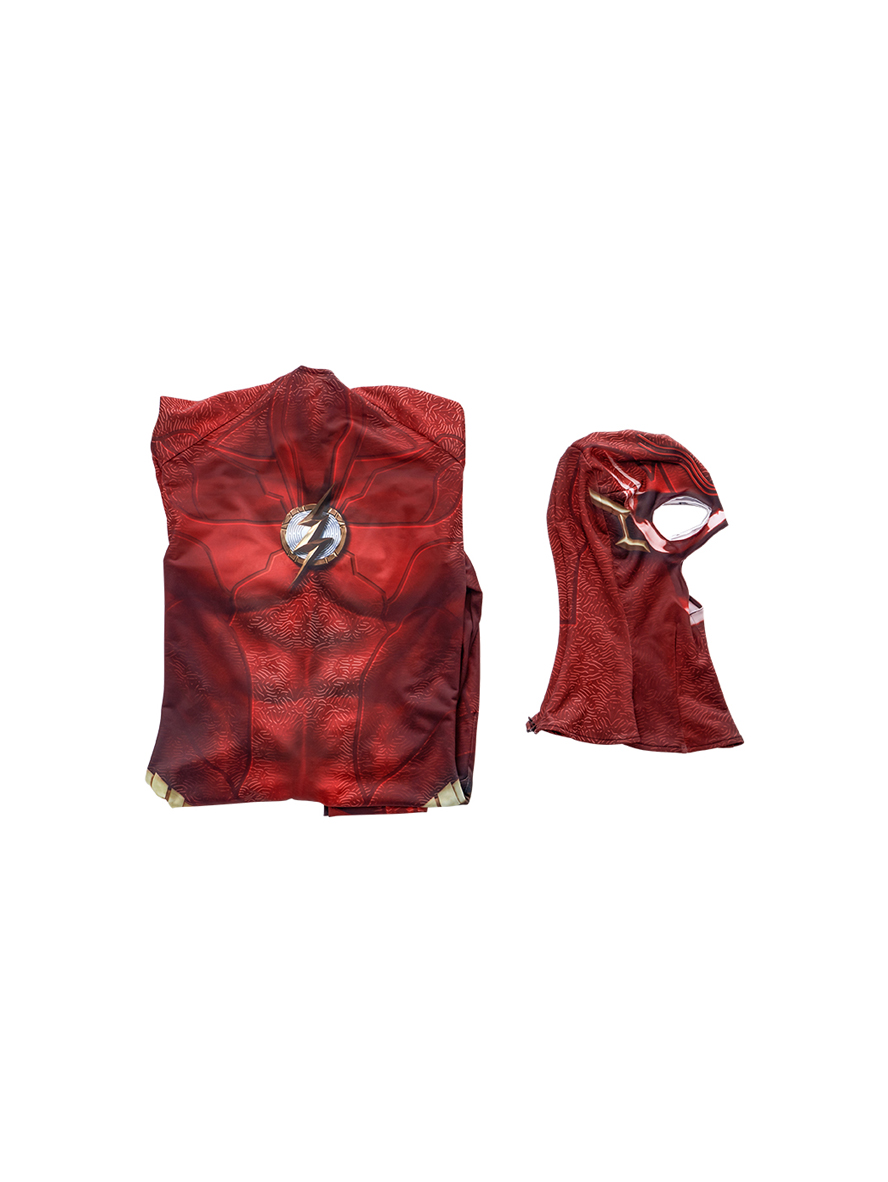 The Flash Barry Allen The Flash Normal Version Lycra Bodysuit Cosplay Costume Full Set