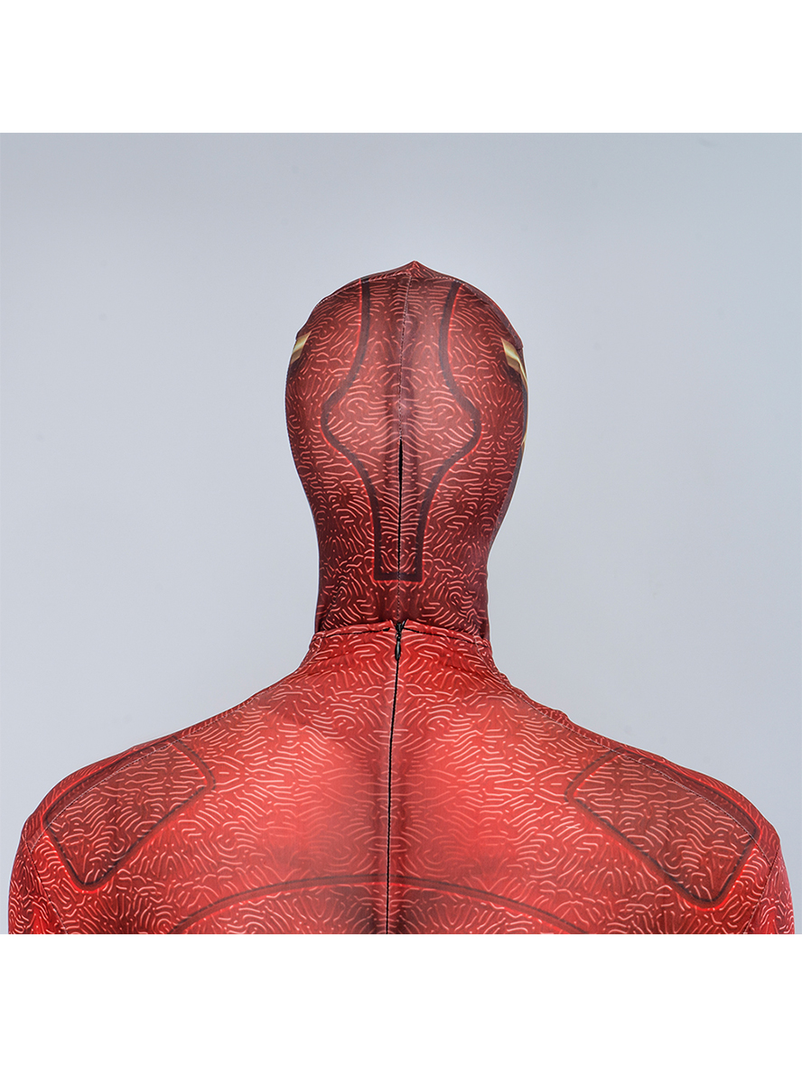 The Flash Barry Allen The Flash Normal Version Lycra Bodysuit Cosplay Costume Full Set